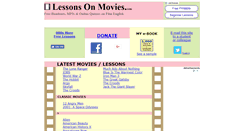 Desktop Screenshot of lessonsonmovies.com