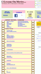 Mobile Screenshot of lessonsonmovies.com